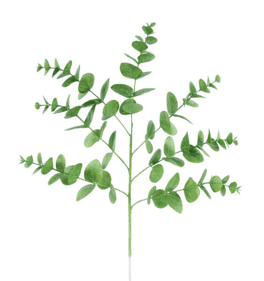 24.5"L GLITTER EUCALYPTUS SPRAY  LASER LIME GREEN