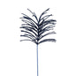 24"L GLITTTER LONG NEEDLE PINE STEM NAVY BLUE