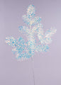 26.5"L GLITTER FERN SPRAY IRIDESCENT