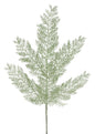 29"L GLITTER FERN SPRAY SAGE GREEN