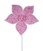 22"L GLTTR/SPRINKLES/SNOWBALL POINSETTIA PINK/RED/WHITE