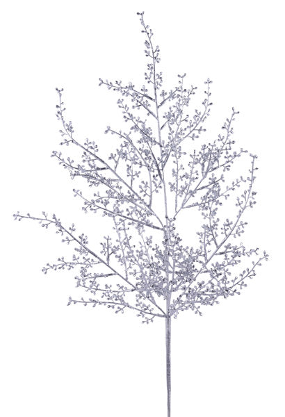 23"L PAINTED SEED SPRAY SILVER