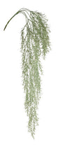 32"L HANGING GLITTER ROSEMARY SPRAY SAGE GREEN