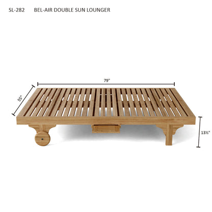 Bel-Air Double Sun Lounger