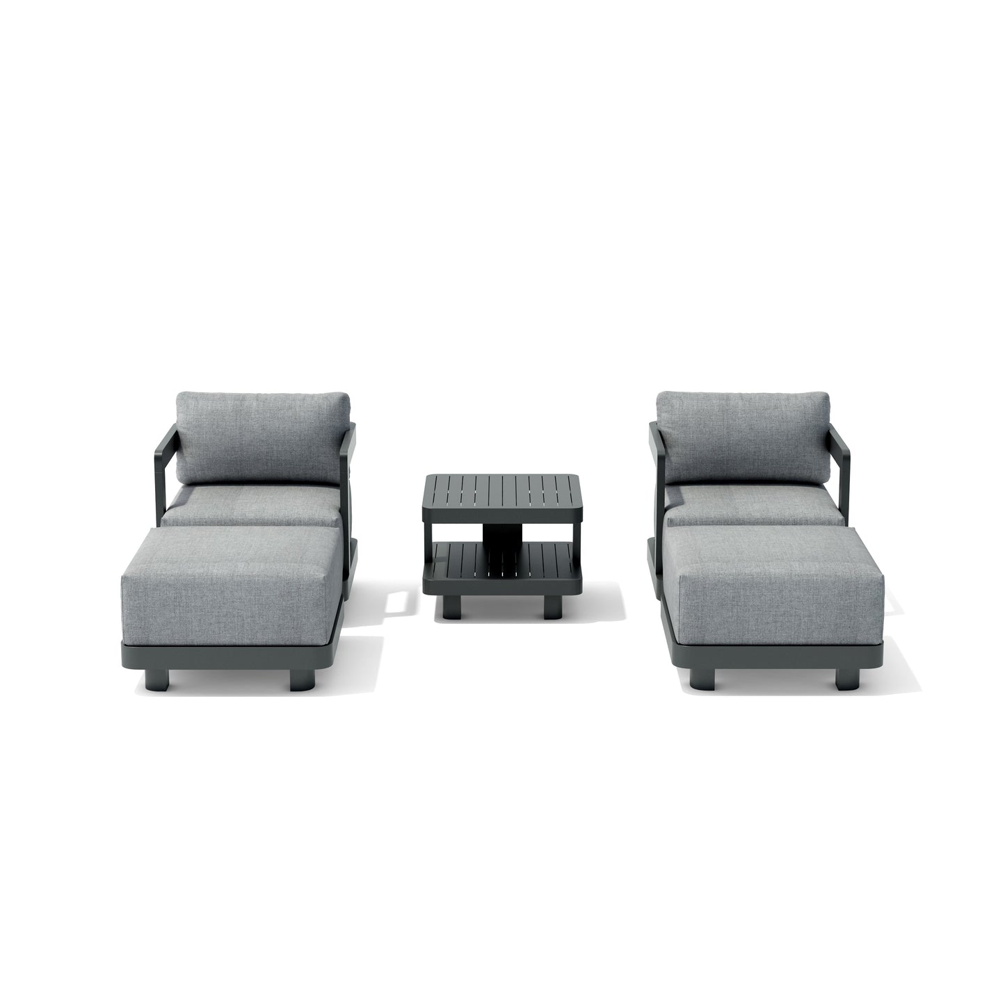 Set-905-Al 5-Pc Granada Aluminum Deep Seating
