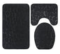 3-Piece Non-Slip Bathroom Rug Set