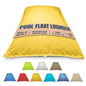 Pool Float Bean Bag Lounger - Extra Large No Air Inflation needed, Made in USA