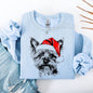 Yorkie, Santa, Yorkshire Terrier Dog, Christmas, Dog Lover, Pet Sweatshirt