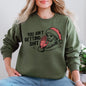 You Ain't Getting Shit, Santa, Funny, Gifts, Christmas, Xmas Sweatshirt