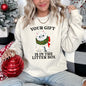 Your Gift Is In The Litter Box, Cat, Funny Christmas Sweatshirt