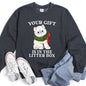 Your Gift Is In The Litter Box Cat Funny Christmas Sweatshirt