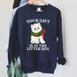 Your Gift Is In The Litter Box Cat Funny Christmas Sweatshirt