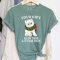 Your Gift Is In The Litter Box, Cat, Funny, Christmas, Naughty, Comfort Colors Tshirt