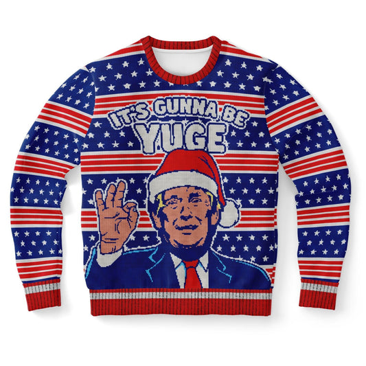 Yuge! Christmas Trump Sweatshirt