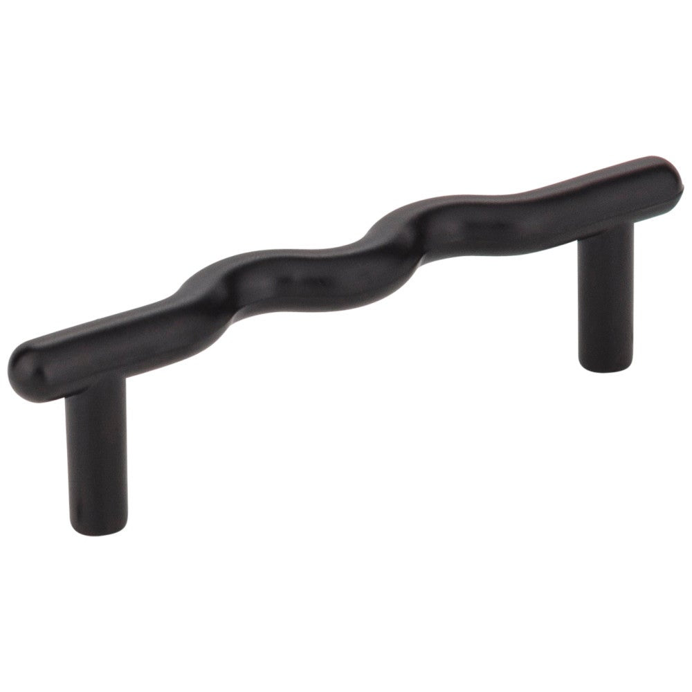 3" Center-to-Center Satin Nickel Wavy Verona Cabinet Pull