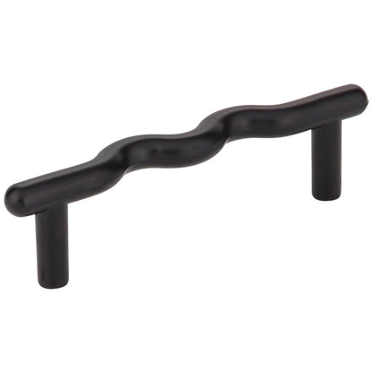 3" Center-to-Center Satin Nickel Wavy Verona Cabinet Pull