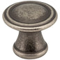 1-3/16" Diameter Satin Nickel Cordova Cabinet Knob