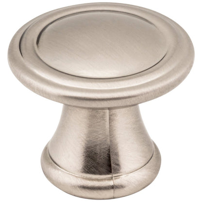 1-3/16" Diameter Satin Nickel Cordova Cabinet Knob