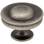 1-1/4" Diameter Satin Nickel Cordova Cabinet Knob