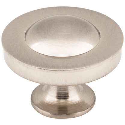 1-1/4" Diameter Satin Nickel Cordova Cabinet Knob