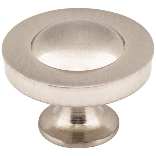 1-1/4" Diameter Satin Nickel Cordova Cabinet Knob