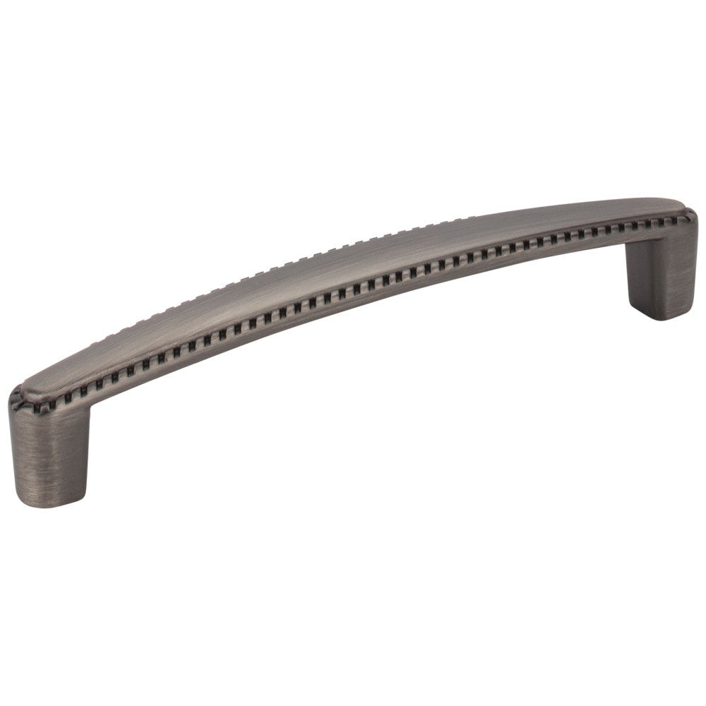 96 mm Center-to-Center Satin Nickel Rope Detailed Lindos Cabinet Pull