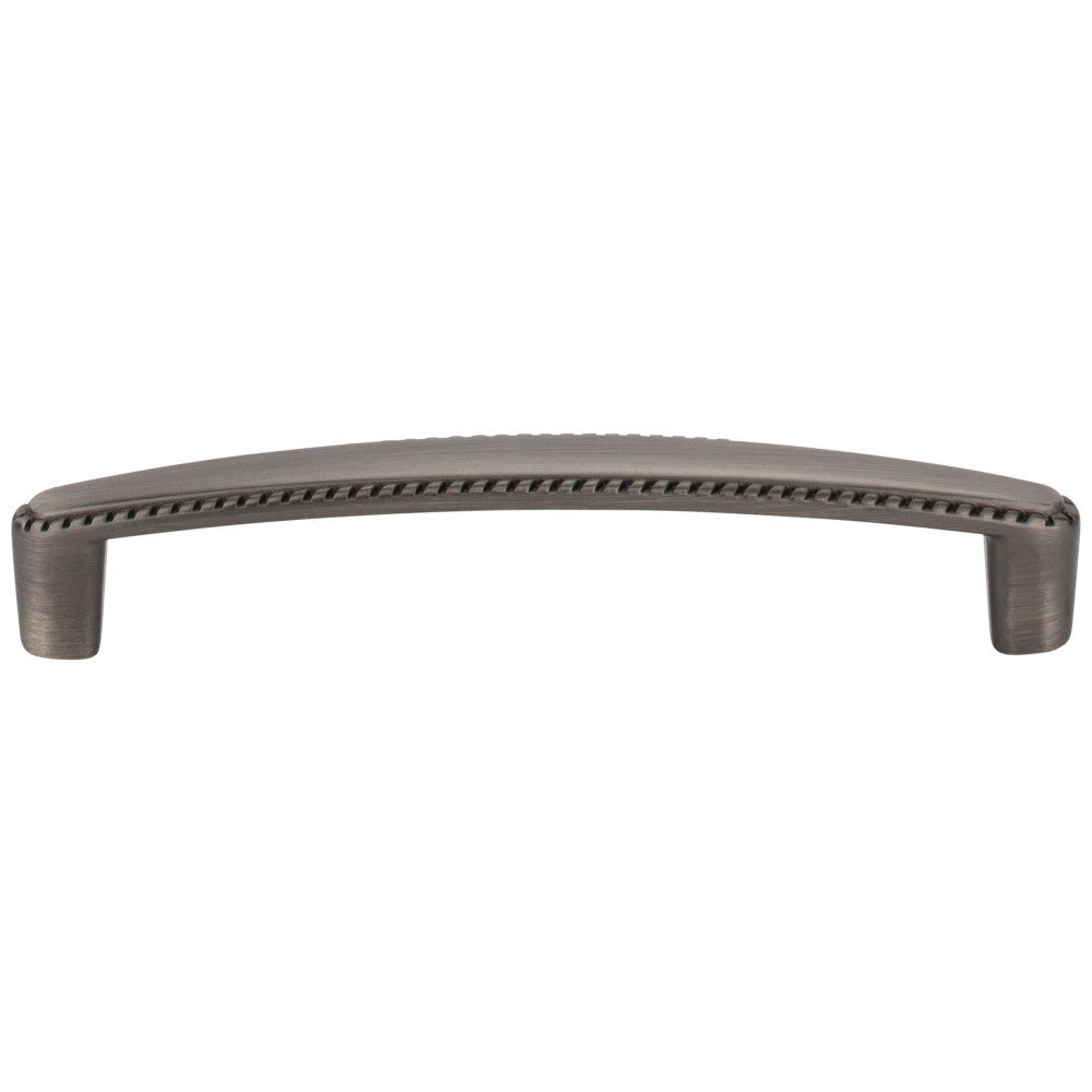 96 mm Center-to-Center Satin Nickel Rope Detailed Lindos Cabinet Pull