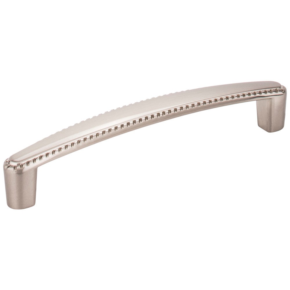 96 mm Center-to-Center Satin Nickel Rope Detailed Lindos Cabinet Pull