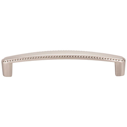 96 mm Center-to-Center Satin Nickel Rope Detailed Lindos Cabinet Pull