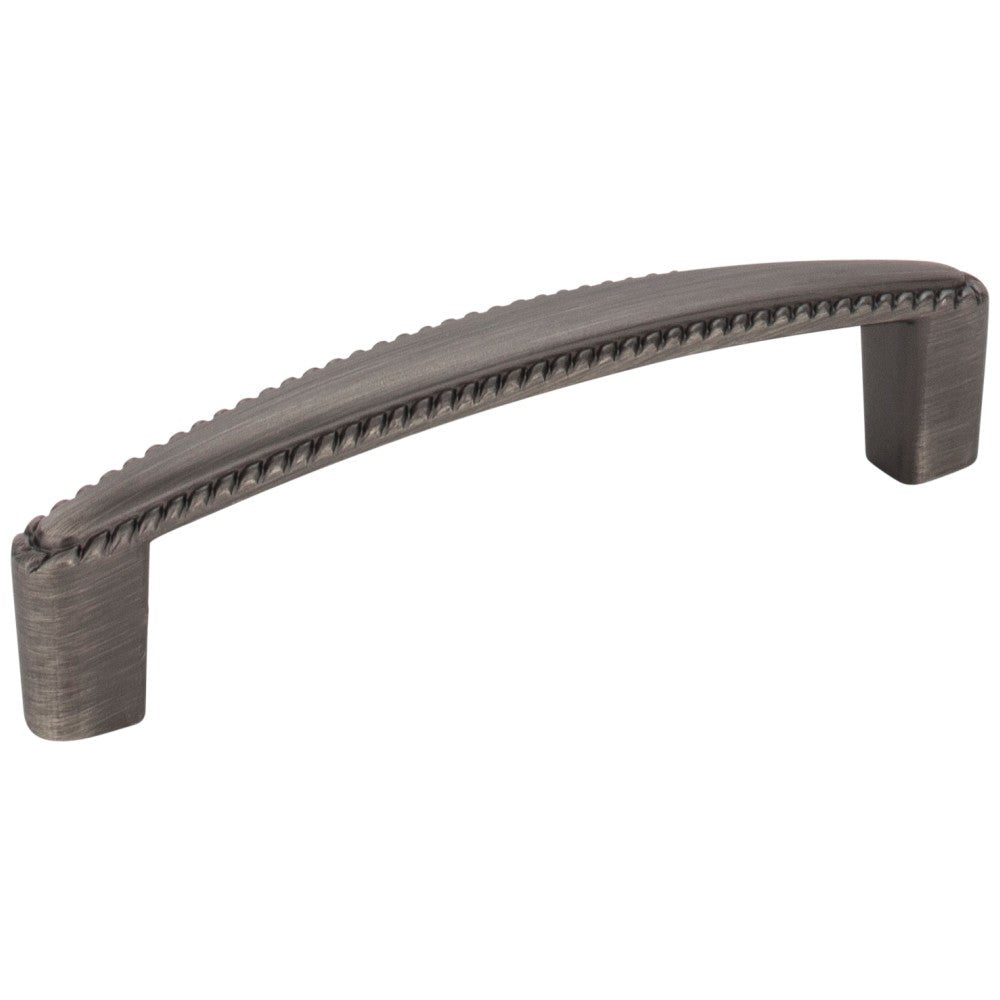 96 mm Center-to-Center Satin Nickel Rope Detailed Lindos Cabinet Pull