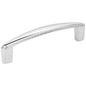 96 mm Center-to-Center Satin Nickel Rope Detailed Lindos Cabinet Pull