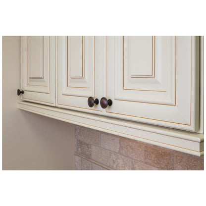 1-3/8" Overall Length Satin Nickel Oval Rope Detailed Lindos Cabinet Knob