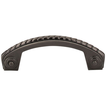 3" Center-to-Center Satin Nickel Rope Rhodes Cabinet Pull