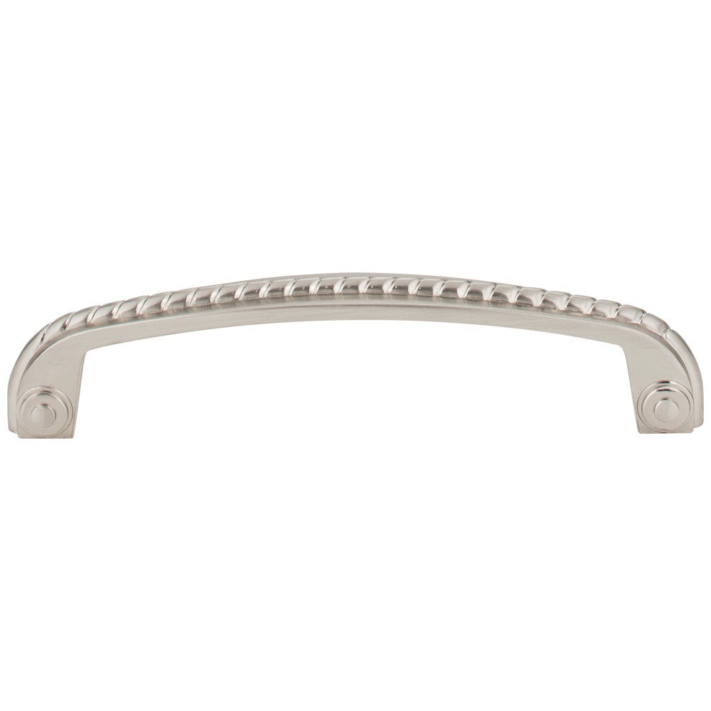 3" Center-to-Center Satin Nickel Rope Rhodes Cabinet Pull
