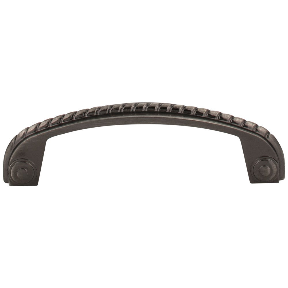 3" Center-to-Center Satin Nickel Rope Rhodes Cabinet Pull