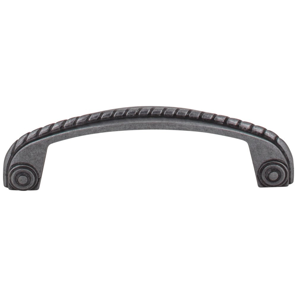 3" Center-to-Center Satin Nickel Rope Rhodes Cabinet Pull