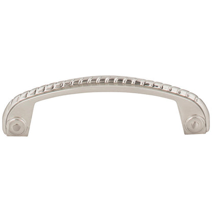 3" Center-to-Center Satin Nickel Rope Rhodes Cabinet Pull