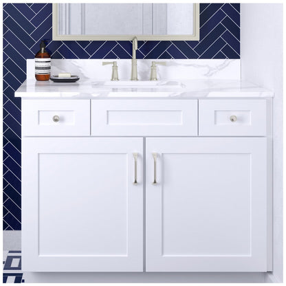 3" Center-to-Center Satin Nickel Cordova Cabinet Pull