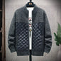 Thick Plush Stitched Sweater Jacket