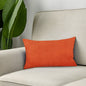 12''x20'' luxe velvet lumbar pillow | 9 colors soft & elegant solid design | modern couch, bed & chair accent | insert included