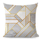 Throw Pillow Cover with 450g Insert, geometric, 18X18, Decorative Cushion – Fancy & Stacy