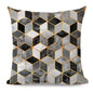 Throw Pillow Cover with 450g Insert, geometric, 18X18, Decorative Cushion – Fancy & Stacy