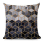 Throw Pillow Cover with 450g Insert, geometric, 18X18, Decorative Cushion – Fancy & Stacy