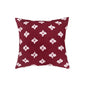 20''x20'' tufted floral 100% cotton throw pillow | 7 colors textured daisy stitch design | boho chic couch & bedroom accent | insert included