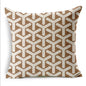 18''x18'' geometric print throw pillow | 5 unique designs colorful modern & abstract patterns | eclectic accent | insert included