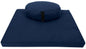 Hemp Meditation Cushion Set Zafu and Zabuton - Hemp fabric, Organic Buckwheat Hulls