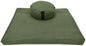 Hemp Meditation Cushion Set Zafu and Zabuton - Hemp fabric, Organic Buckwheat Hulls