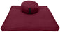 Hemp Meditation Cushion Set Zafu and Zabuton - Hemp fabric, Organic Buckwheat Hulls