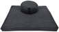 Hemp Meditation Cushion Set Zafu and Zabuton - Hemp fabric, Organic Buckwheat Hulls