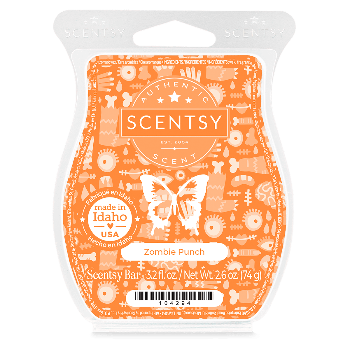 Zombie Punch Scentsy Bar